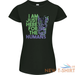 halloween zombie just here for the humans women s minute cut t shirt 0.png