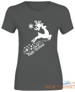 happy christmas reindeer stars top printed tshirt womens short sleeve tee lot 3 1.jpg