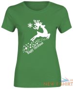 happy christmas reindeer stars top printed tshirt womens short sleeve tee lot 4 1.jpg