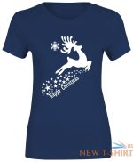 happy christmas reindeer stars top printed tshirt womens tee short sleeve lot 7 1.jpg