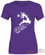 happy christmas reindeer stars top printed tshirt womens tee short sleeve lot 9 1.jpg