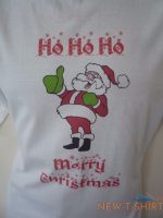 ho ho ho merry christmas kids t shirt thumbs up santa festive holidays xmas gift 4.jpg