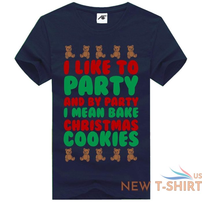 holiday baking christmas cookies printed tshirt kids mens xmas party wear shirt 7.jpg