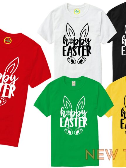 hoppy easter bunny t shirt kids childrens cute cool novelty happy gift egg tee 0.jpg