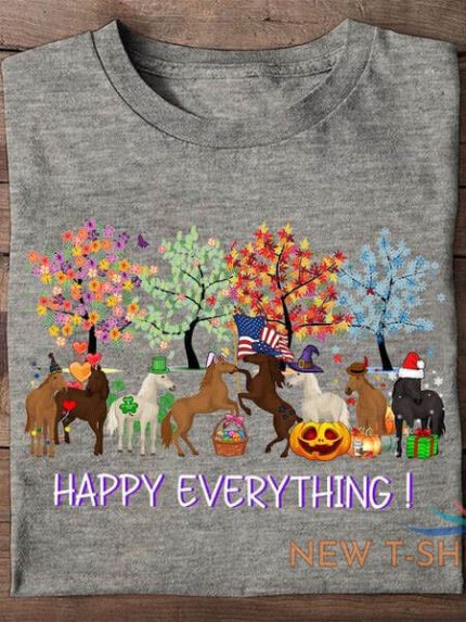 horses happy everything halloween thanksgiving christmas tshirt women 0.jpg