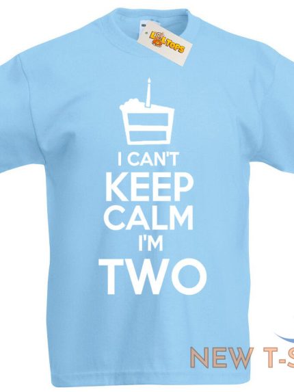 i can t i m two t shirt 2nd birthday xmas gifts for 2 year old boys girls kids 0.jpg