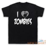i love zombies funny slogan halloween comedy undead mens womens t shirt 1.jpg