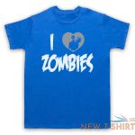 i love zombies funny slogan halloween comedy undead mens womens t shirt 4.jpg