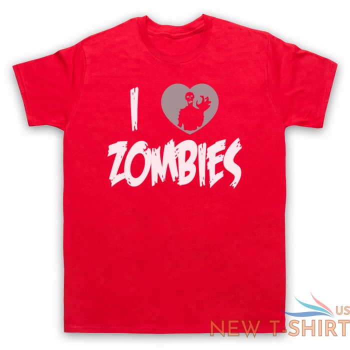 i love zombies funny slogan halloween comedy undead mens womens t shirt 5.jpg