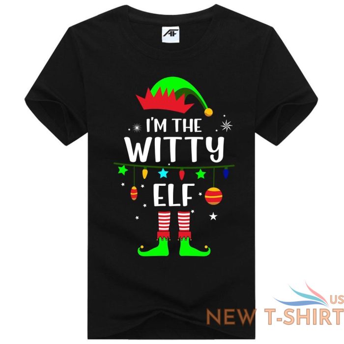 i m the witty elf print christmas t shirt kids mens xmas party wear shirt 1.jpg