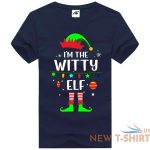 i m the witty elf print christmas t shirt kids mens xmas party wear shirt 6.jpg