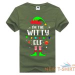 i m the witty elf print christmas t shirt kids mens xmas party wear shirt 7.jpg