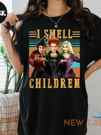 i smell children sanderson sisters hocus pocus witches halloween tshirt women 1.png