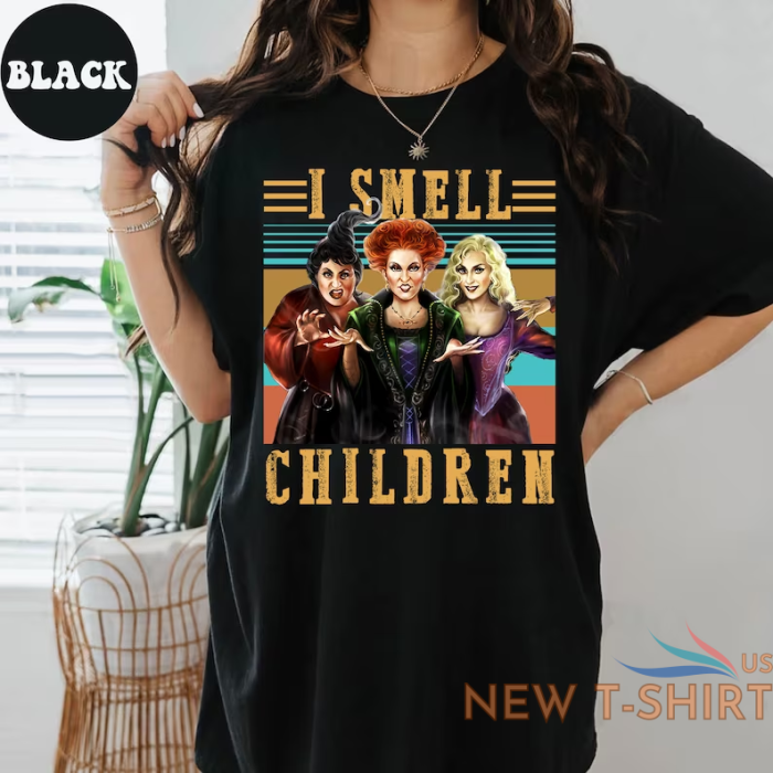 i smell children sanderson sisters hocus pocus witches halloween tshirt women 1.png