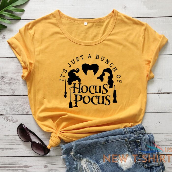 it s just a bunch of hocus pocus t shirt women funny witches halloween fall tops 4.jpg