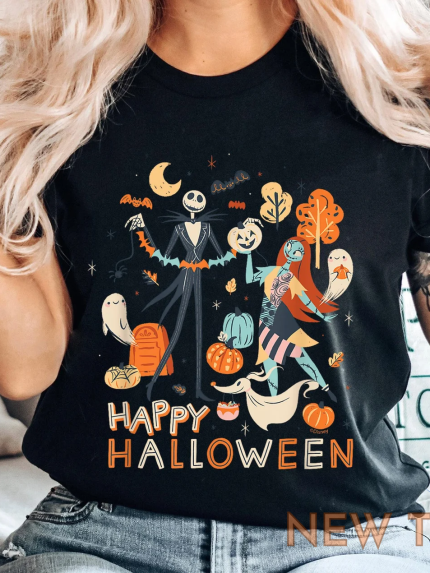 jack sally dancing at halloween night spooky season tshirt women 0.png