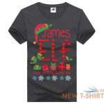 james elf print christmas t shirt kids mens xmas short sleeve party top tees 2.jpg