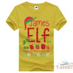 james elf print christmas t shirt kids mens xmas short sleeve party top tees 8.jpg