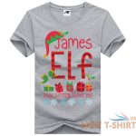 james elf print christmas t shirt kids mens xmas short sleeve party top tees 9.jpg