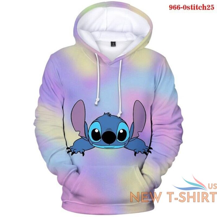 kid adult lilo stitch cartoon casual hoodies sweatshirt hooded top unisex attire 8.jpg