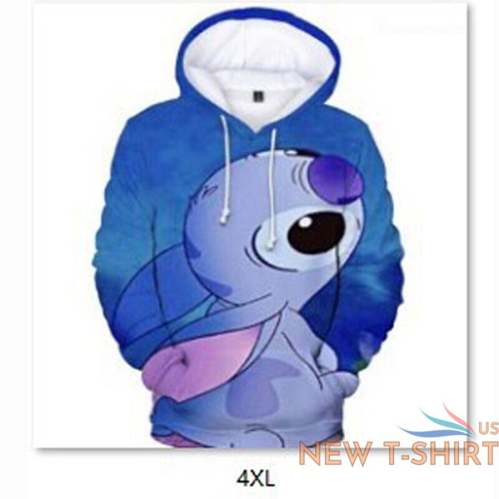 kid adult lilo stitch cartoon casual hoodies sweatshirt hooded top unisex attire 9.jpg