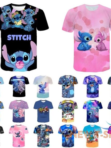 kids boys girl lilo stitch cartoon casual short sleeve t shirt tee top xmas gift 0.jpg