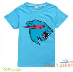 kids boys girls mr beast lightning cat t shirt short sleeve funny tee xmas gift 4.jpg