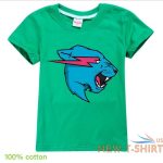 kids boys girls mr beast lightning cat t shirt short sleeve funny tee xmas gift 5.jpg