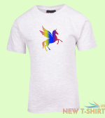 kids boys girls tee tshirt rainbow vinyl unicorn party gift cool look family new 1.png