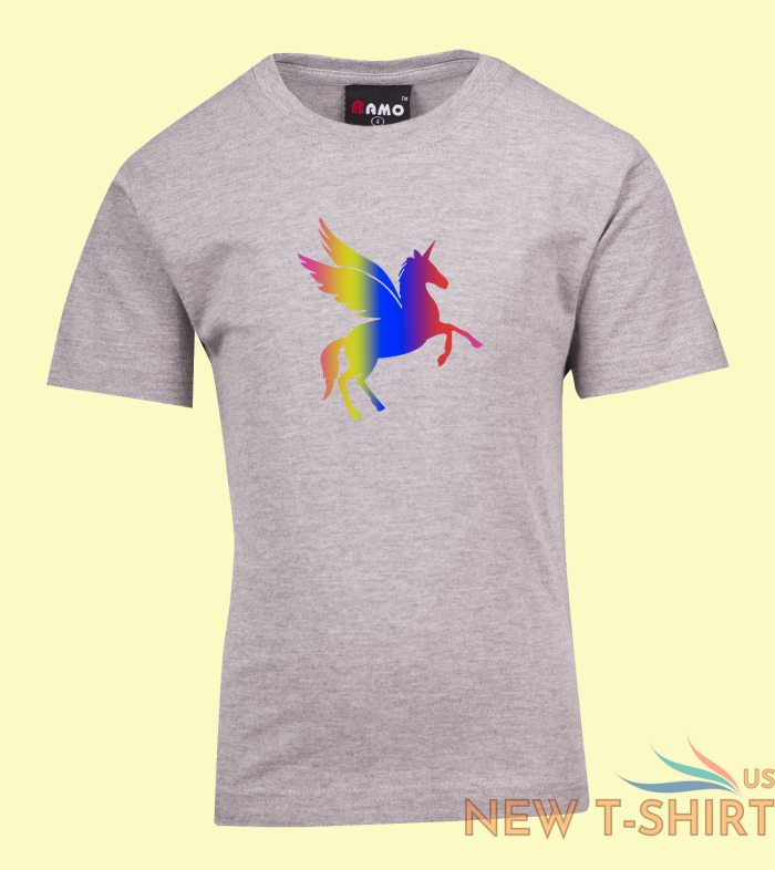 kids boys girls tee tshirt rainbow vinyl unicorn party gift cool look family new 2.png