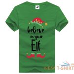 kids santa squeezes christmas print t shirt mens believe in your elf xmas top 3.jpg