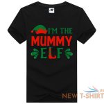 ladies auntie mummy grand mother elf christmas t shirt girls xmas cotton top 1.jpg