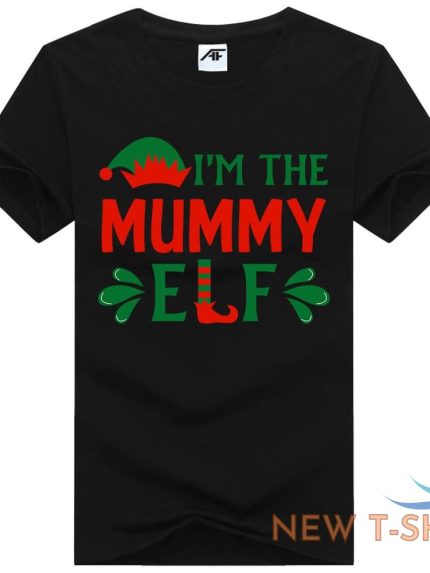 ladies auntie mummy grand mother elf christmas t shirt girls xmas cotton top 1.jpg