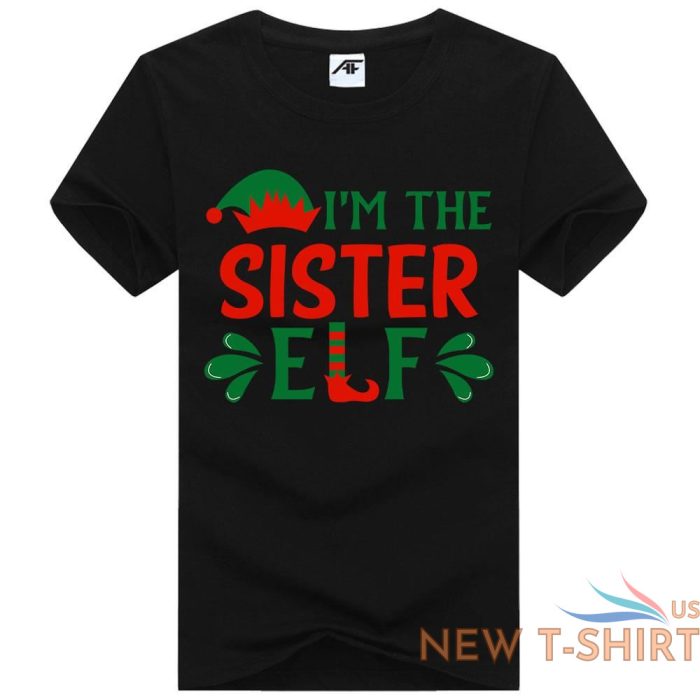 ladies auntie mummy grand mother elf christmas t shirt girls xmas cotton top 2.jpg