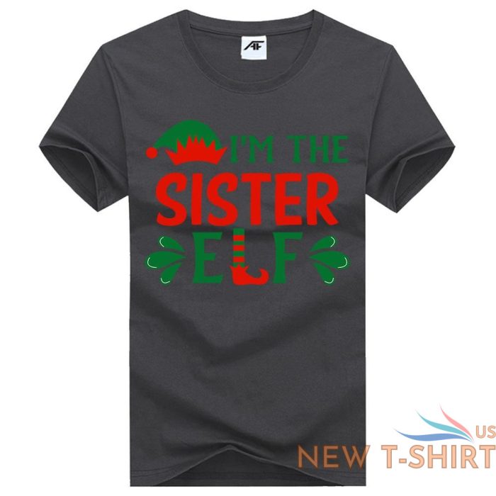 ladies auntie mummy grand mother elf christmas t shirt girls xmas cotton top 4.jpg