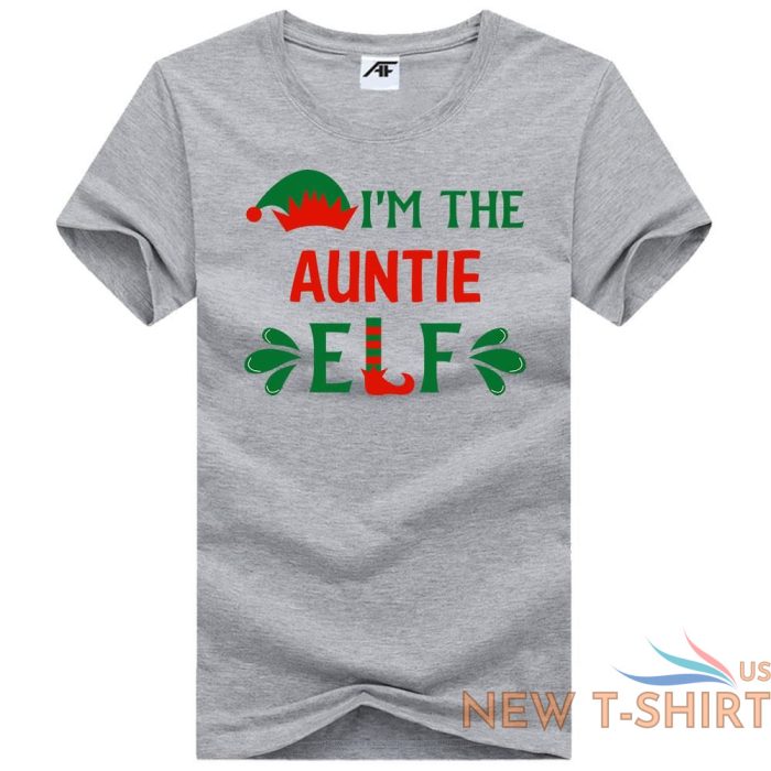 ladies auntie mummy grand mother elf christmas t shirt girls xmas cotton top 5.jpg