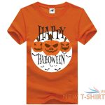 ladies bat halloween printed tshirt girls short sleeve crew neck horror top 8.jpg