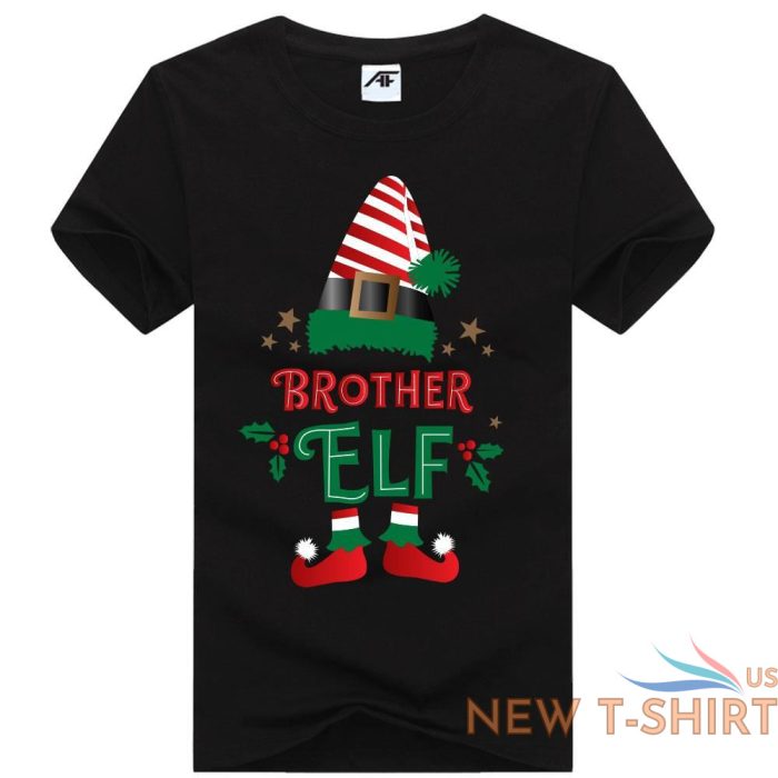 ladies big little elf printed t shirt womens crew neck cotton xmas party top 5.jpg