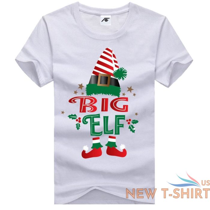 ladies big little elf printed t shirt womens crew neck cotton xmas party top 9.jpg