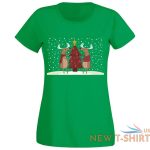 ladies christmas tree reindeer print t shirt womens short sleeve xmas party top 0.jpg