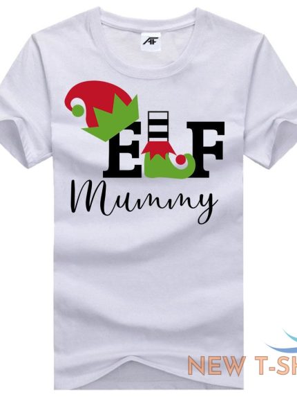 ladies elf auntie mummy grand mother christmas t shirt girls xmas cotton top 1.jpg