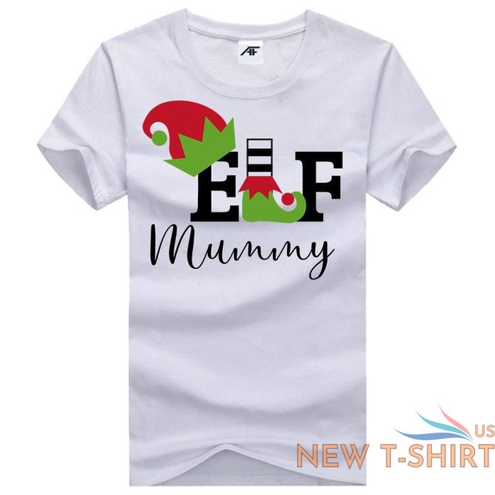 ladies elf auntie mummy grand mother christmas t shirt girls xmas cotton top 1.jpg