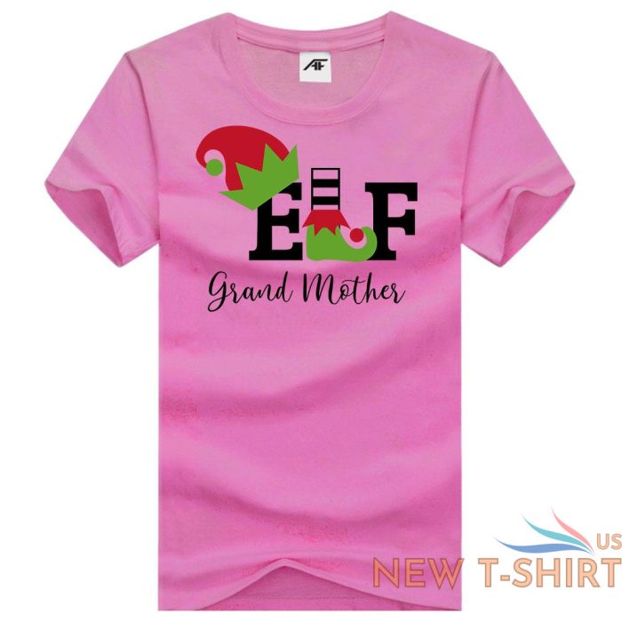 ladies elf auntie mummy grand mother christmas t shirt girls xmas cotton top 4.jpg