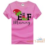 ladies elf auntie mummy grand mother christmas t shirt girls xmas cotton top 6.jpg