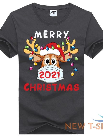 ladies merry christmas 2021 print tshirt girls xmas party crew neck top tees 1.jpg