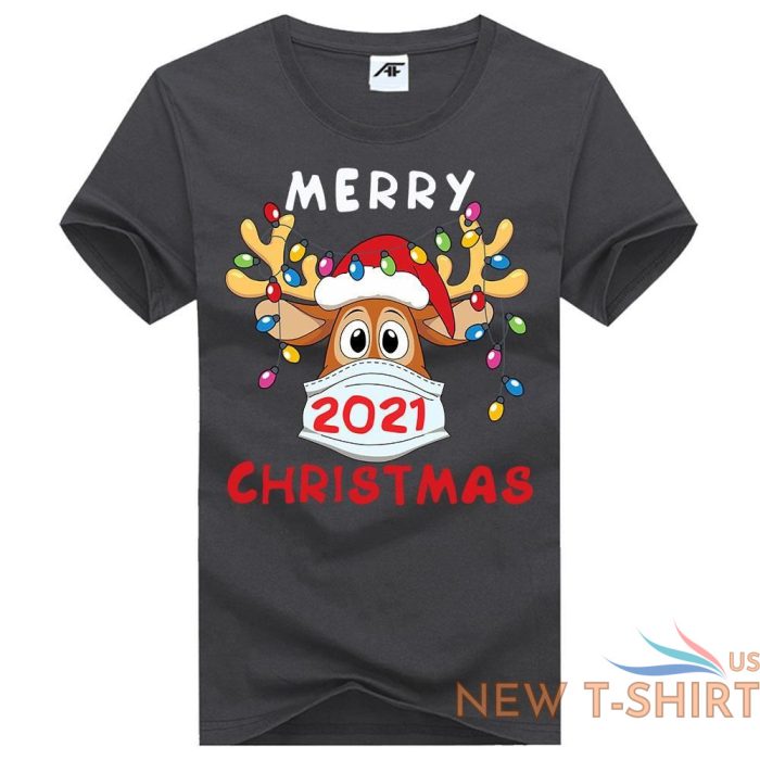 ladies merry christmas 2021 print tshirt girls xmas party crew neck top tees 1.jpg