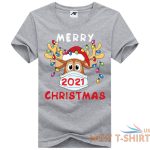 ladies merry christmas 2021 print tshirt girls xmas party crew neck top tees 3.jpg