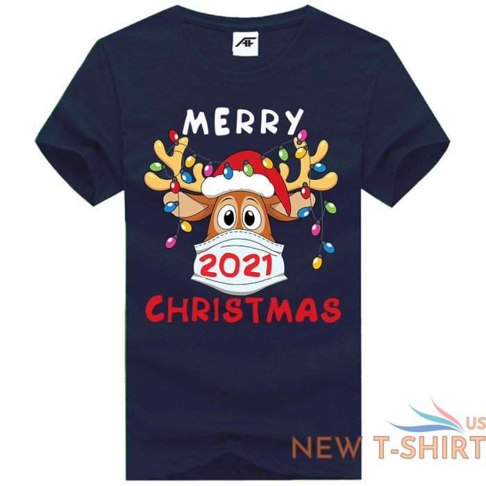 ladies merry christmas 2021 print tshirt girls xmas party crew neck top tees 7.jpg