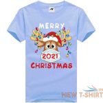 ladies merry christmas 2021 print tshirt girls xmas party crew neck top tees 8.jpg