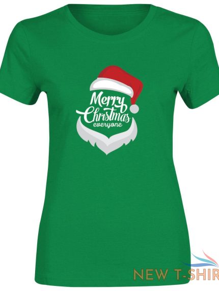 ladies merry christmas everyone print t shirt girls round neck xmas tee top 0.jpg